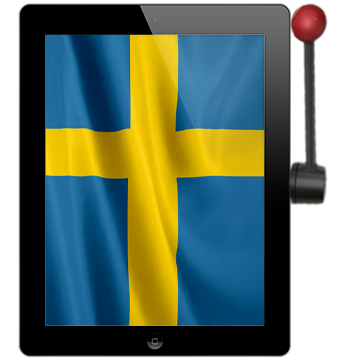 surfplatta / enarmbad bandit svensk flagga